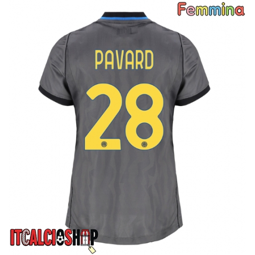 Inter Milan Benjamin Pavard #28 Terza Maglia Femmina 2026-27 Manica Corta